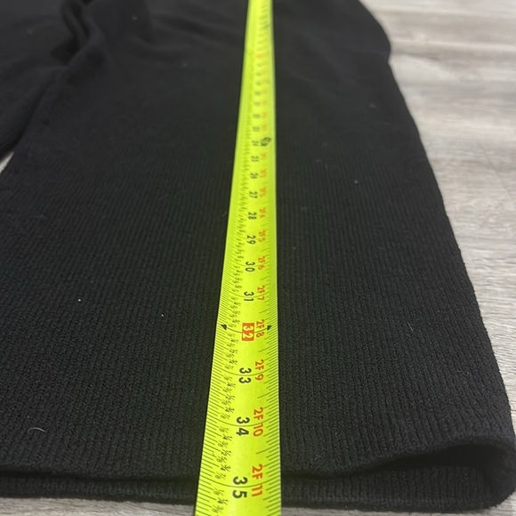 St John Basics Santana Knit Pants Black Pockets Size 12 - Picture 5 of 8